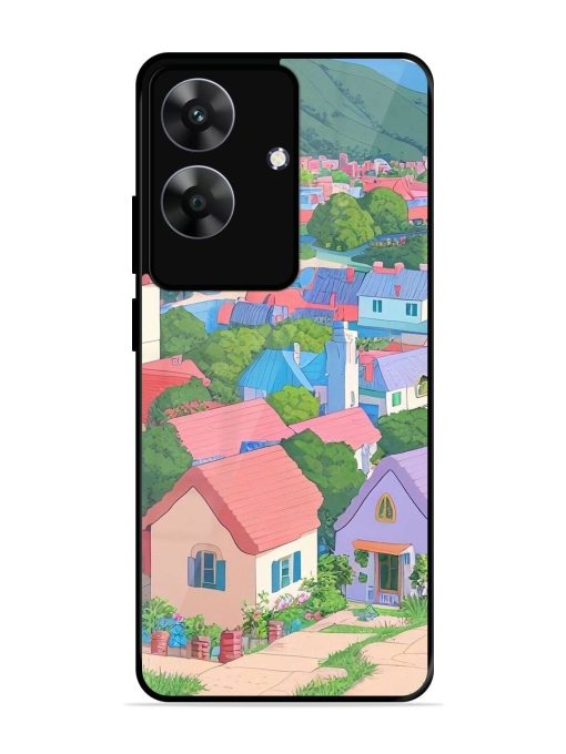 Pastel Paradise Glossy Soft Edge Case for Realme C61