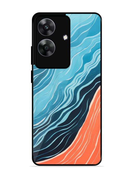Oceanic Divide Glossy Soft Edge Case for Realme C61