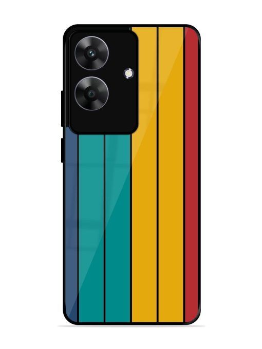 Retro Stripes Glossy Soft Edge Case for Realme C61