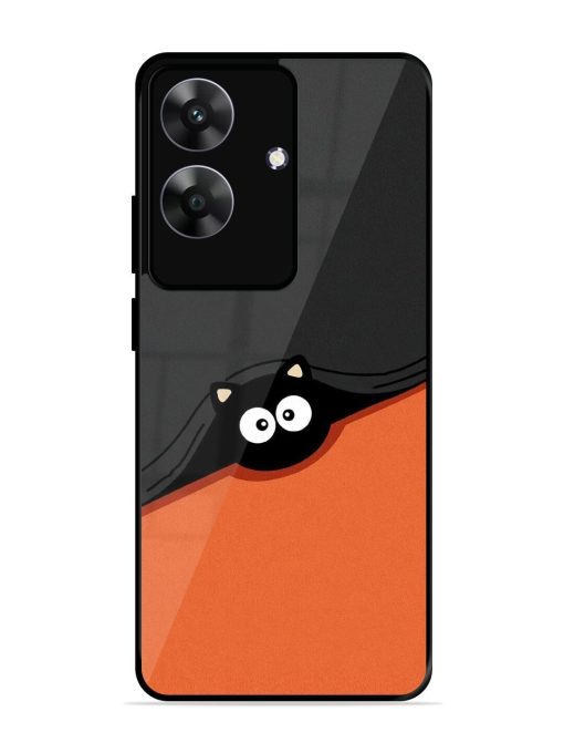Peek-A-Boo Kitty Glossy Soft Edge Case for Realme C61