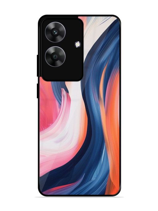 Whirling Hues Glossy Soft Edge Case for Realme C61
