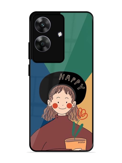 Happy Momo Glossy Soft Edge Case for Realme C61