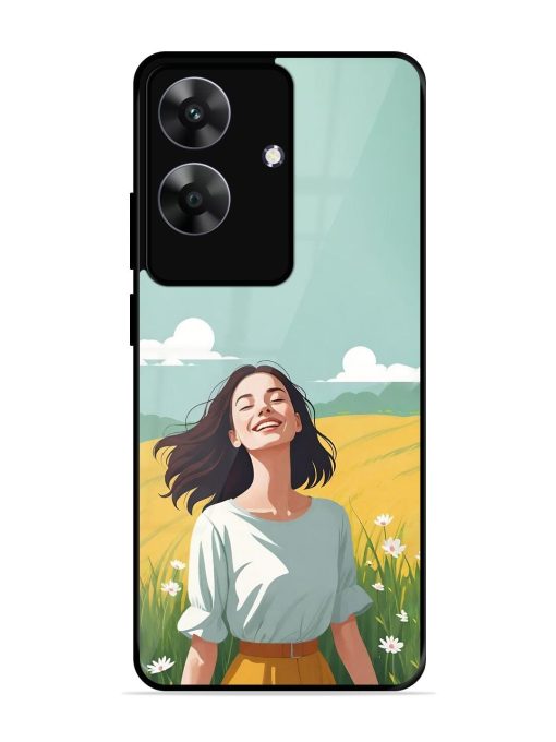 Girl Graffiti Glossy Soft Edge Case for Realme C61