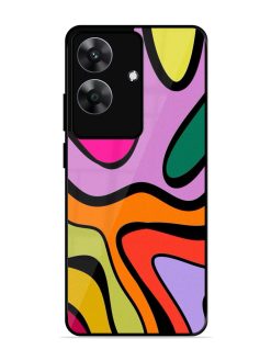 Groovy Swirls Glossy Soft Edge Case for Realme C61