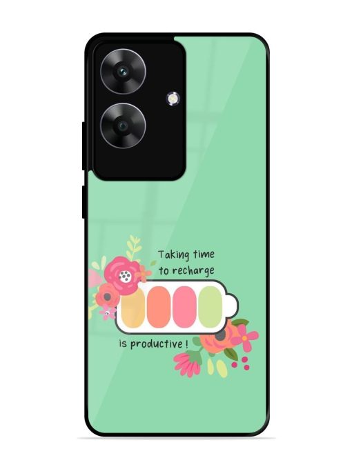 Recharge And Bloom Glossy Soft Edge Case for Realme C61