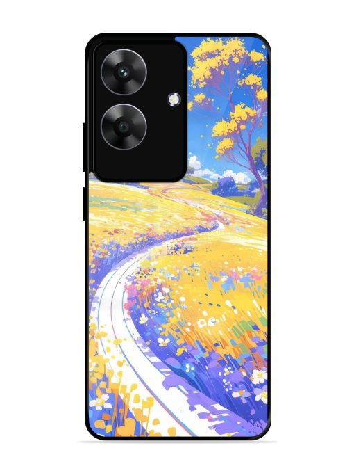 Vibrant Spring Meadow Glossy Soft Edge Case for Realme C61