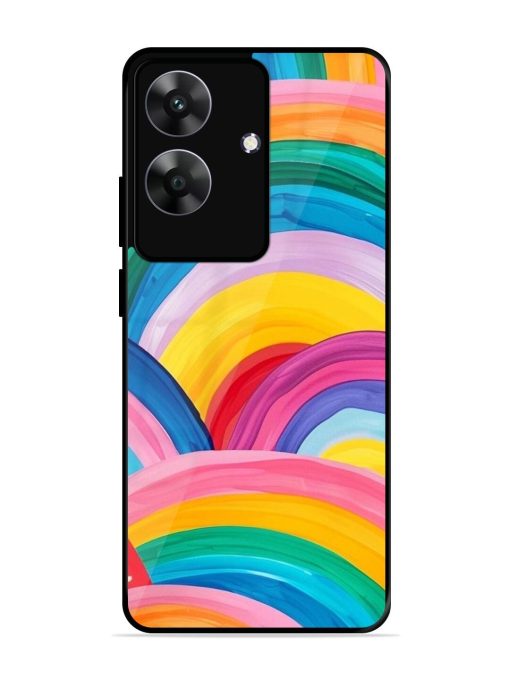 Rainbow Cascade Glossy Soft Edge Case for Realme C61