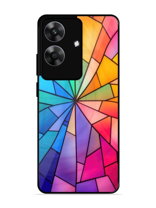 Stained Glass Kaleidoscope Of Colors Glossy Soft Edge Case for Realme C61