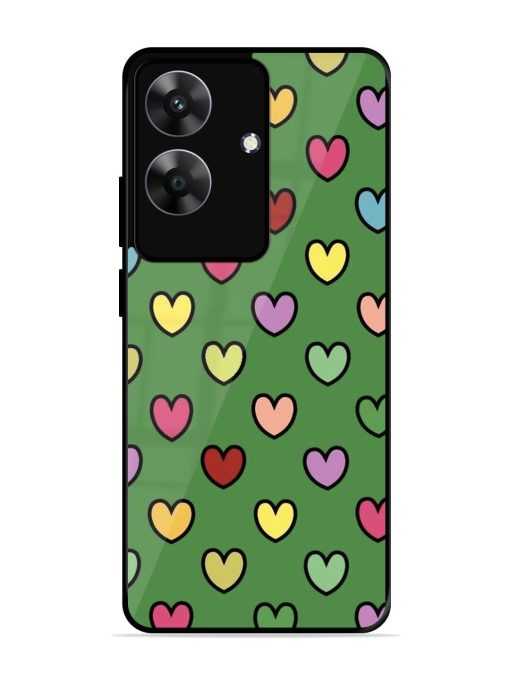 Rainbow Heart Parade Glossy Soft Edge Case for Realme C61