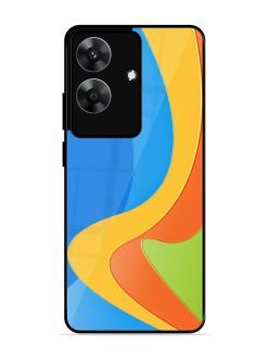 Curvy Color Cascade Glossy Soft Edge Case for Realme C61