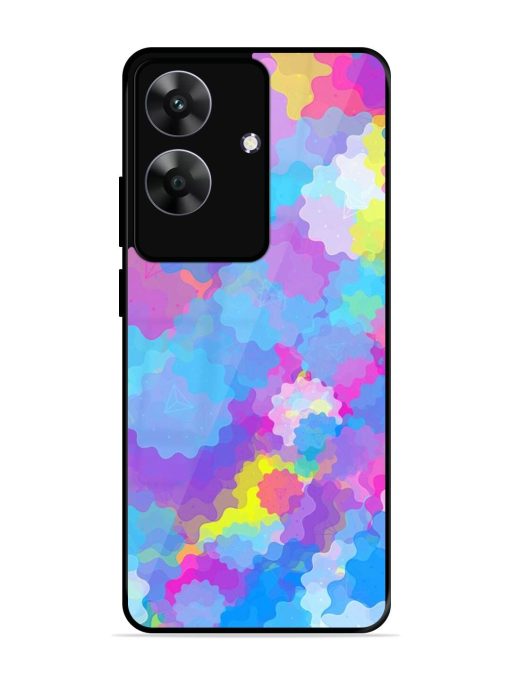 Psychedelic Cloud Burst Glossy Soft Edge Case for Realme C61