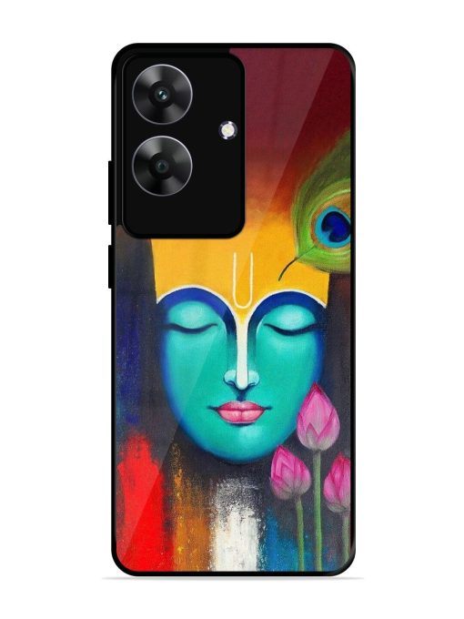 Divine Tranquility: The Face Of Krishna Glossy Soft Edge Case for Realme C61