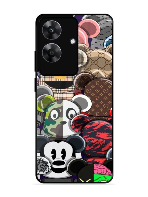Streetwear Bearbrick Extravaganza Glossy Soft Edge Case for Realme C61