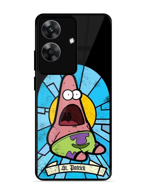 St. Patrick'S Day Stained Glass Patrick Star Glossy Soft Edge Case for Realme C61