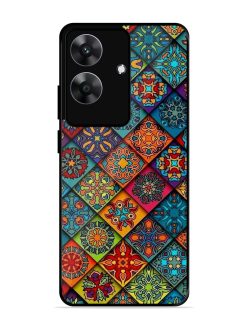 Patchwork Mandala Mosaic Glossy Soft Edge Case for Realme C61