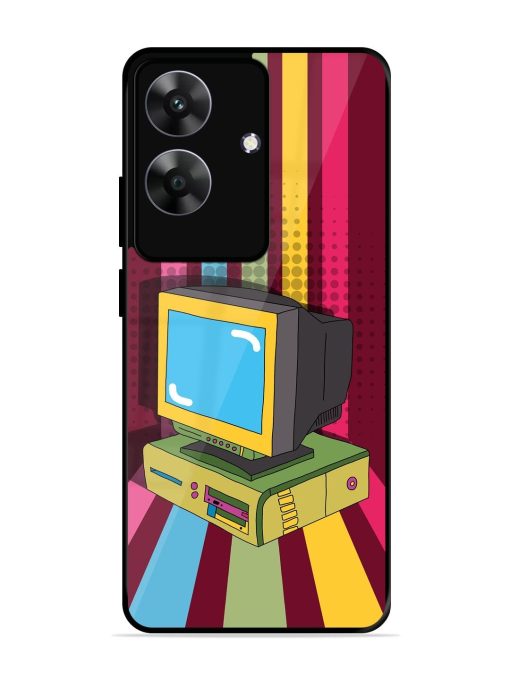 Retro Tech Vibes Glossy Soft Edge Case for Realme C61