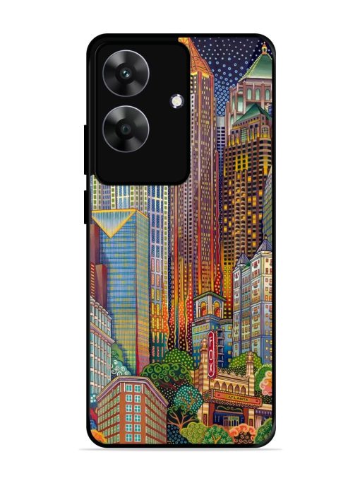 Neon Nightscape Glossy Soft Edge Case for Realme C61