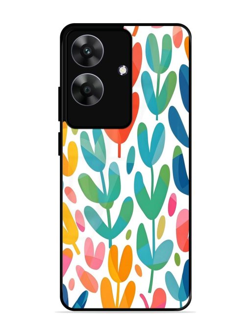 Rainbow Of Blooms Glossy Soft Edge Case for Realme C61