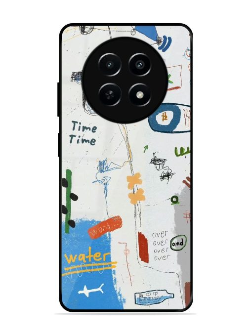 Mind Map Madness Glossy Soft Edge Case for Realme Narzo N65 (5G)