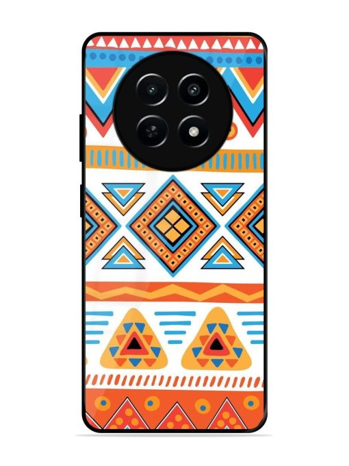 Vibrant Tribal Pattern Glossy Soft Edge Case for Realme Narzo N65 (5G)