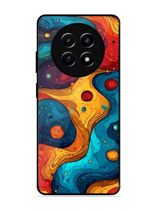 Cosmic Swirl Glossy Soft Edge Case for Realme Narzo N65 (5G)