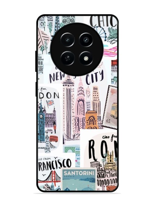 Travelogue Glossy Soft Edge Case for Realme Narzo N65 (5G)