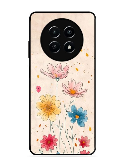 Delicate Bloom Glossy Soft Edge Case for Realme Narzo N65 (5G)