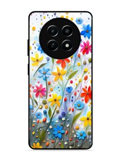 Vibrant Floral Glossy Soft Edge Case for Realme Narzo N65 (5G)