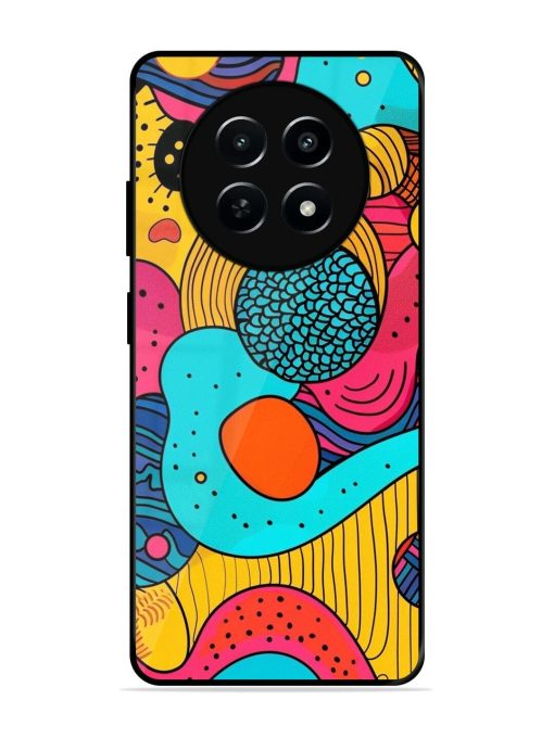 Psychedelic Patterns Glossy Soft Edge Case for Realme Narzo N65 (5G)