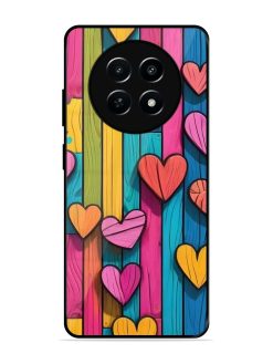 Rainbow Of Hearts Glossy Soft Edge Case for Realme Narzo N65 (5G)