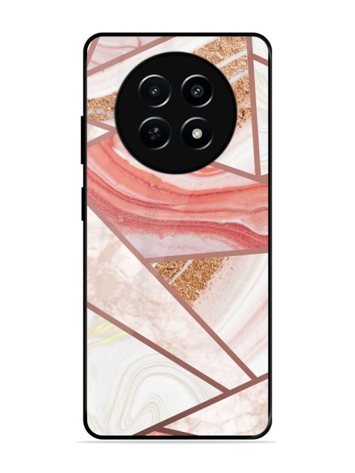 Rosy Mosaic Glossy Soft Edge Case for Realme Narzo N65 (5G)
