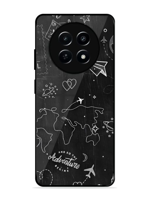 Wanderlust Sketchbook Glossy Soft Edge Case for Realme Narzo N65 (5G)