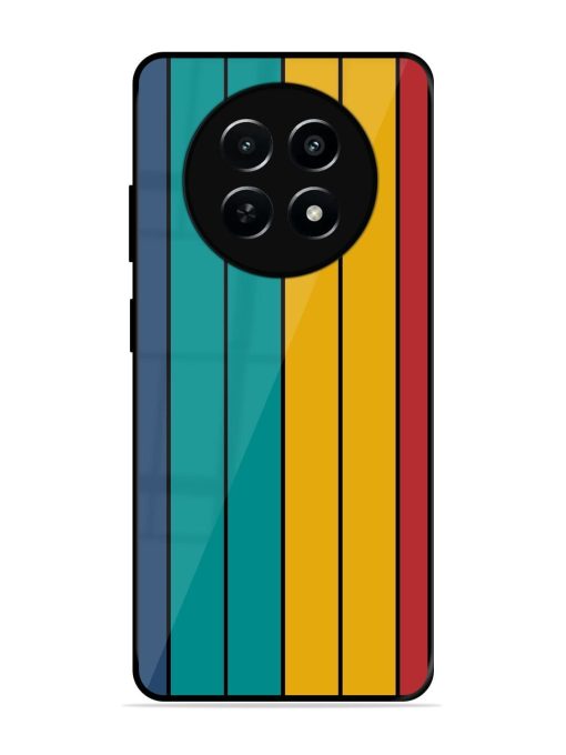 Retro Stripes Glossy Soft Edge Case for Realme Narzo N65 (5G)