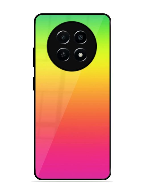 Rainbow Gradient Glossy Soft Edge Case for Realme Narzo N65 (5G)