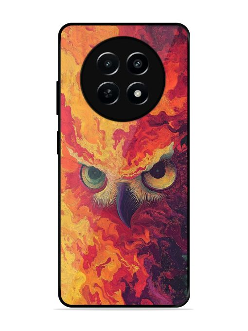 Fiery Owl Glossy Soft Edge Case for Realme Narzo N65 (5G)
