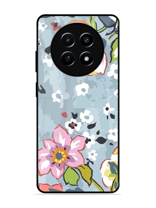 Floral Fantasy Glossy Soft Edge Case for Realme Narzo N65 (5G)