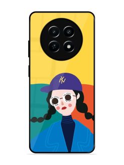 Starry-Eyed Girl Glossy Soft Edge Case for Realme Narzo N65 (5G)