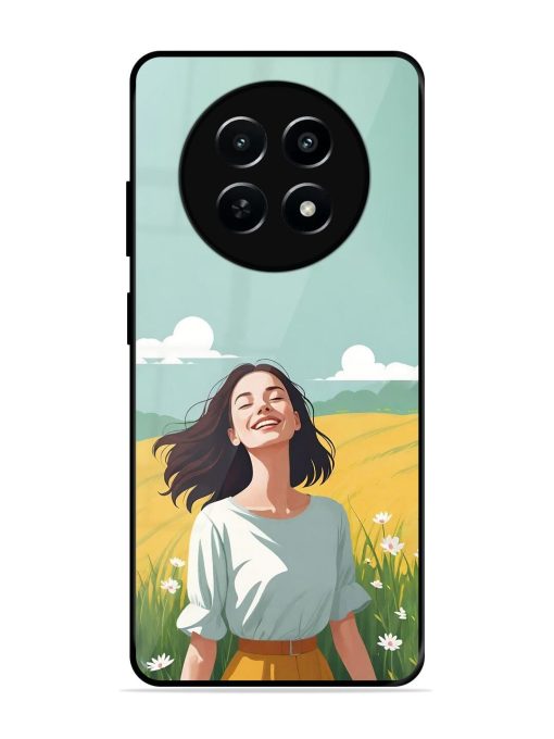 Girl Graffiti Glossy Soft Edge Case for Realme Narzo N65 (5G)