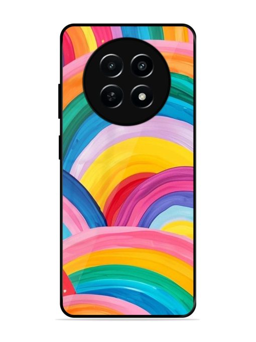 Rainbow Cascade Glossy Soft Edge Case for Realme Narzo N65 (5G)