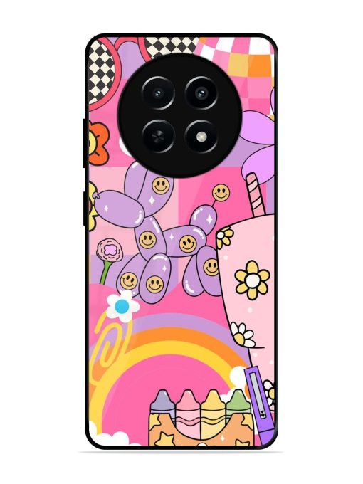 Whimsical Y2K Chaos Glossy Soft Edge Case for Realme Narzo N65 (5G)