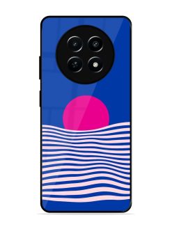 Pink Sunset Over Blue Waves Glossy Soft Edge Case for Realme Narzo N65 (5G)