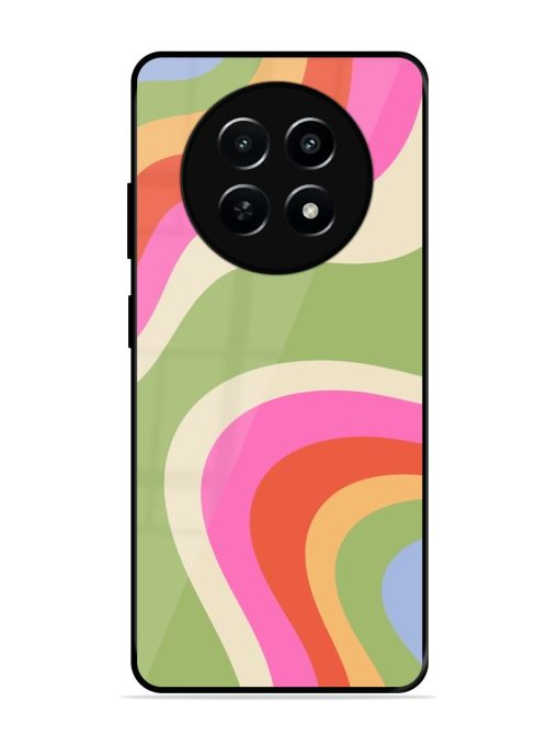 Wavy Rainbow Wonderland Glossy Soft Edge Case for Realme Narzo N65 (5G)