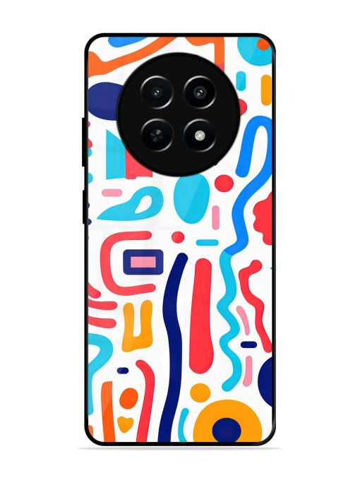 Whimsical Doodle Chaos Glossy Soft Edge Case for Realme Narzo N65 (5G)