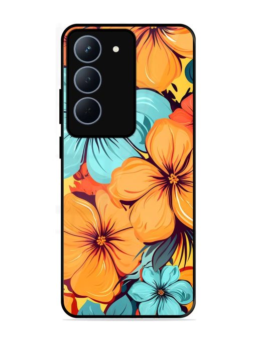 Tropical Bloom Glossy Soft Edge Case for Realme P3X (5G)