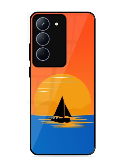 Sunset Sail Glossy Soft Edge Case for Realme P3X (5G)