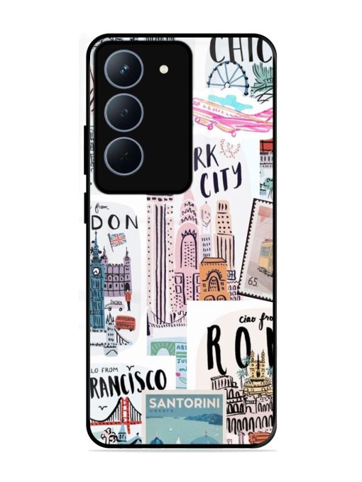 Travelogue Glossy Soft Edge Case for Realme P3X (5G)