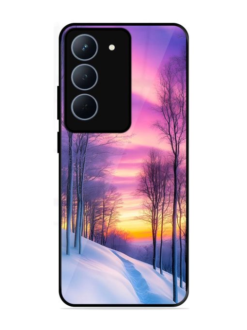Winter'S Purple Haze Glossy Soft Edge Case for Realme P3X (5G)