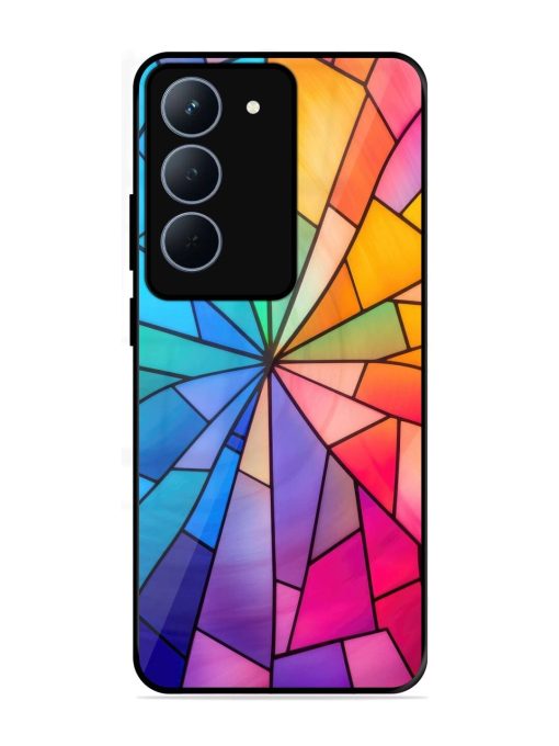 Stained Glass Kaleidoscope Of Colors Glossy Soft Edge Case for Realme P3X (5G)