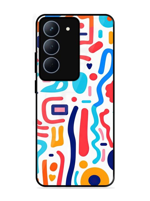 Whimsical Doodle Chaos Glossy Soft Edge Case for Realme P3X (5G)