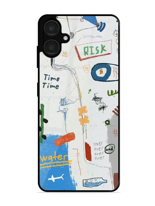 Mind Map Madness Glossy Soft Edge Case for Samsung Galaxy A06